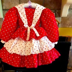 Martha’s Miniatures Christmas Dress 6X